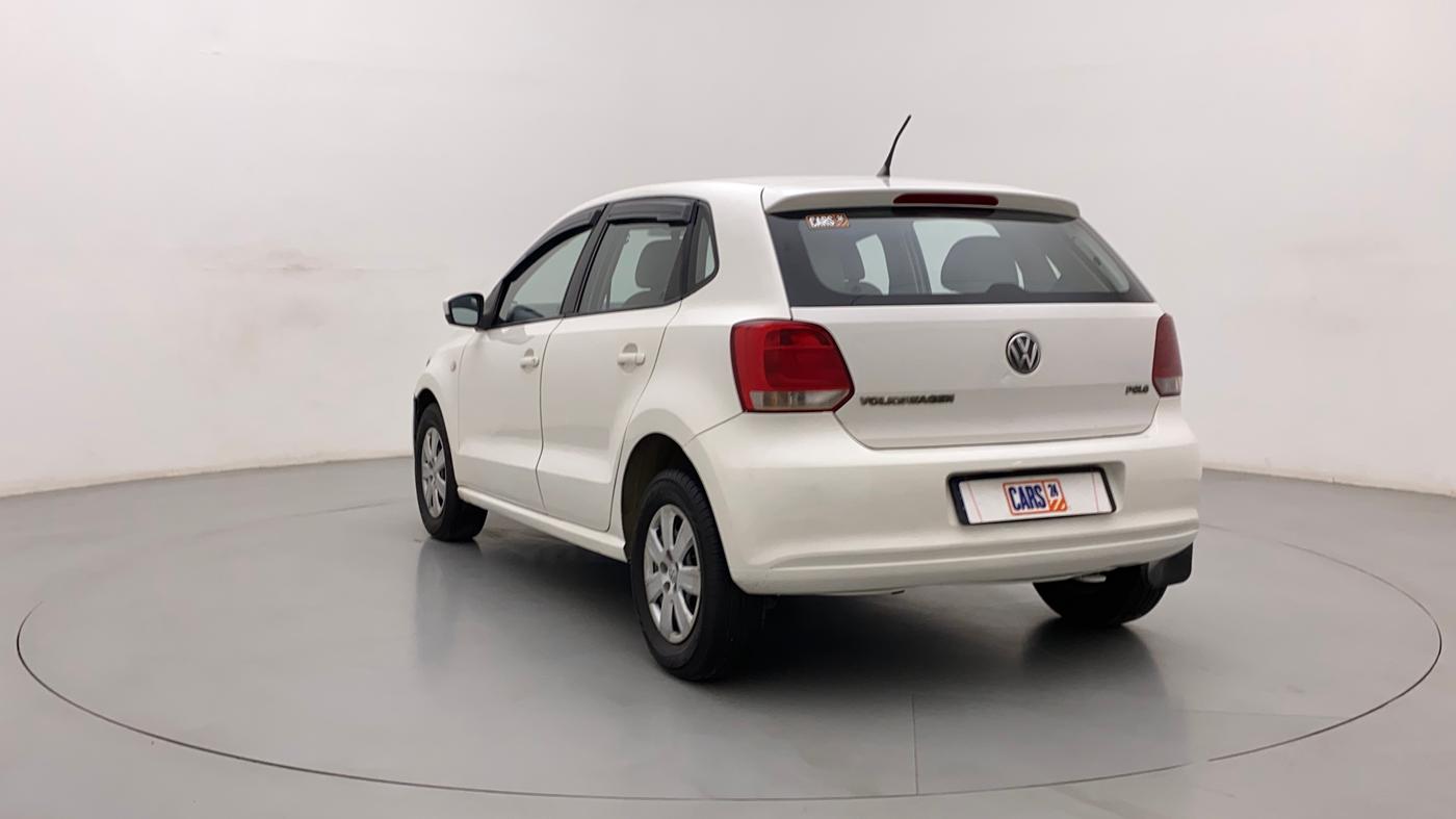 2012 Volkswagen Polo COMFORTLINE 1.2L PETROL, Petrol, Manual, 1,08,765 km, Left Back Diagonal
