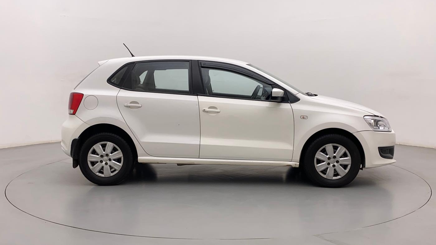 2012 Volkswagen Polo COMFORTLINE 1.2L PETROL, Petrol, Manual, 1,08,765 km, Right Side View