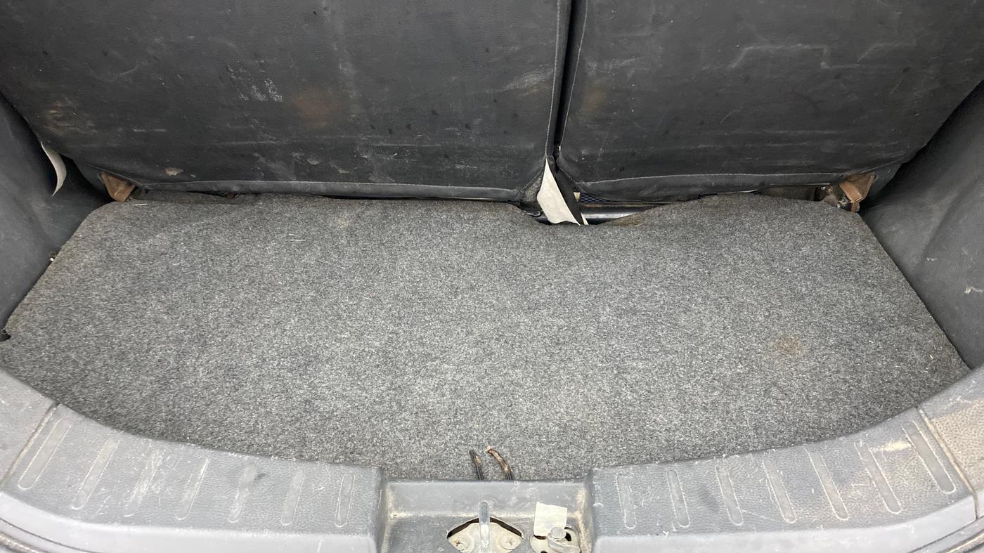 2011 Maruti Wagon R 1.0 VXI, Petrol, Manual, 58,497 km, Boot Inside