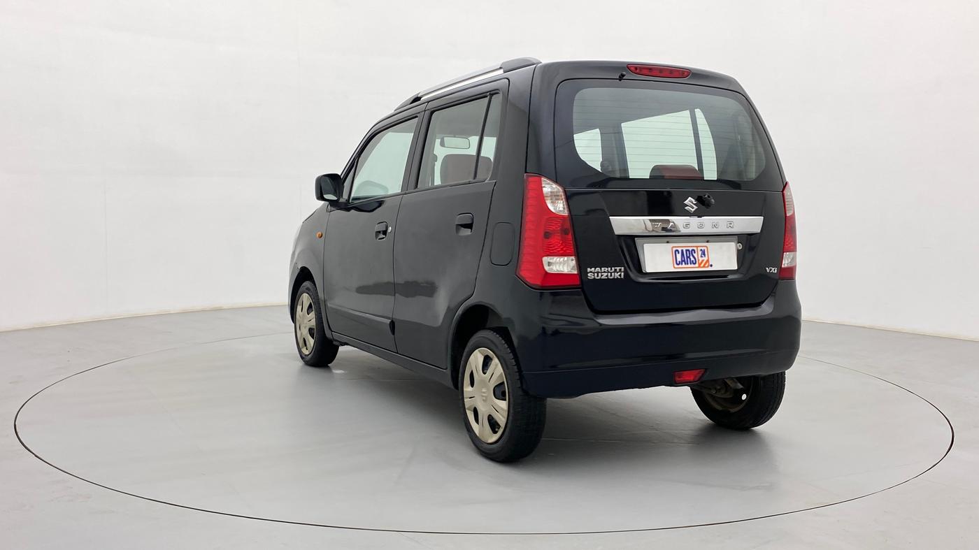 2011 Maruti Wagon R 1.0 VXI, Petrol, Manual, 58,497 km, Left Back Diagonal