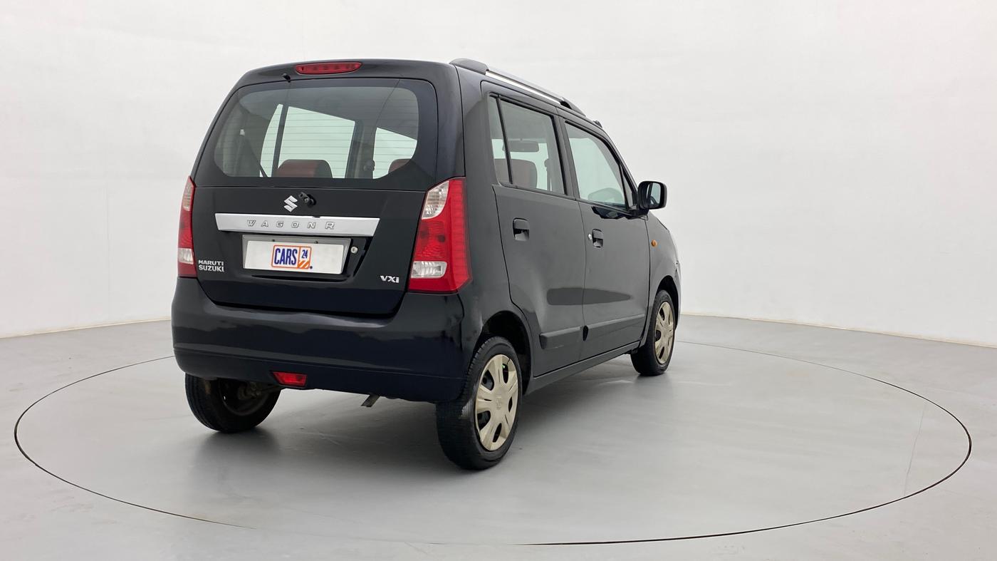 2011 Maruti Wagon R 1.0 VXI, Petrol, Manual, 58,497 km, Right Back Diagonal