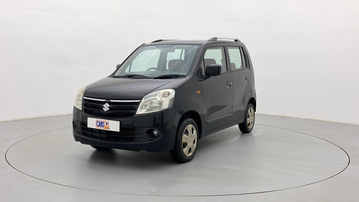 2011 Maruti Wagon R 1.0 VXI, Petrol, Manual, 58,497 km, Left Front Diagonal