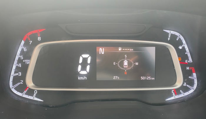 2021 KIA SONET HTX PLUS 1.0 IMT, Petrol, Manual, 50,123 km, Odometer Image