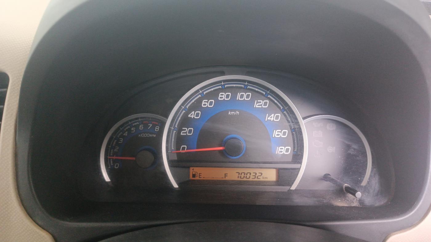 2017 Maruti Wagon R 1.0 VXI+, Petrol, Manual, 70,030 km, Odometer Image