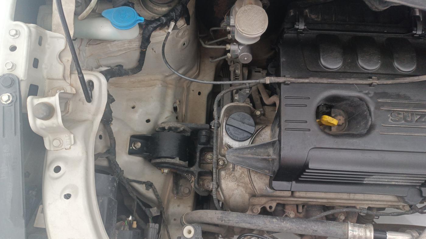 2017 Maruti Wagon R 1.0 VXI+, Petrol, Manual, 70,030 km, Engine View - Right