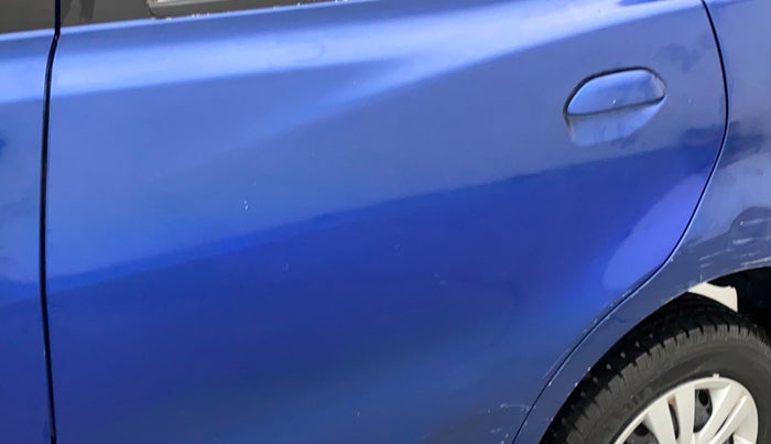 2018 Datsun Go T (O), Petrol, Manual, 4,817 km, Rear left door - Slightly dented