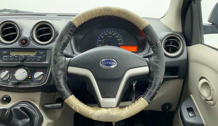 2018 Datsun Go T (O), Petrol, Manual, 4,817 km, Steering Wheel Close Up