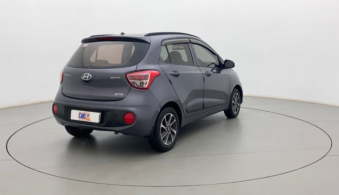 2017 Hyundai Grand i10 SPORTZ (O) AT 1.2 KAPPA VTVT, Petrol, Automatic, 48,998 km, Right Back Diagonal