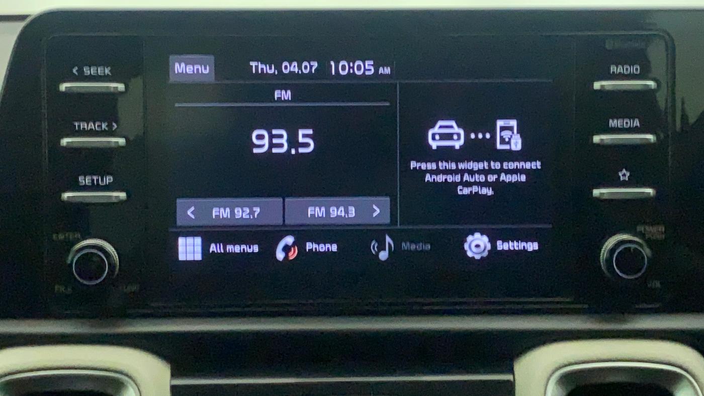 2021 KIA SONET HTX 1.5, Diesel, Manual, 20,127 km, Infotainment System