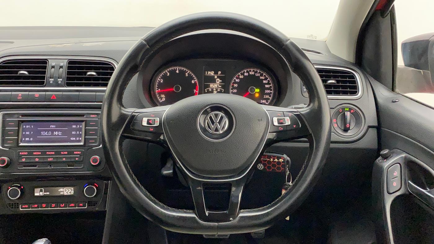 2015 Volkswagen Polo GT TSI AT, Petrol, Automatic, 85,287 km, Steering Wheel Close Up