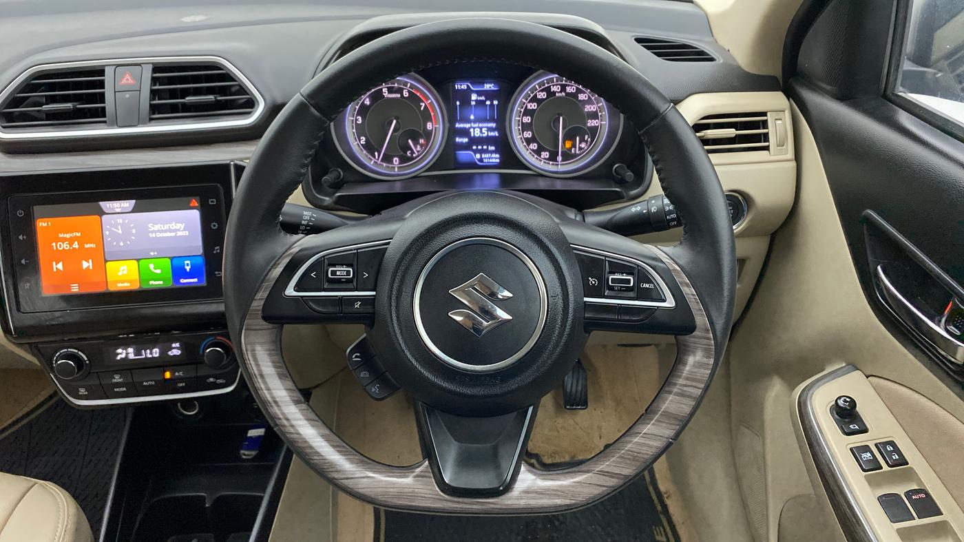 2021 Maruti Dzire ZXI Plus, Petrol, Manual, 16,144 km, Steering Wheel Close Up