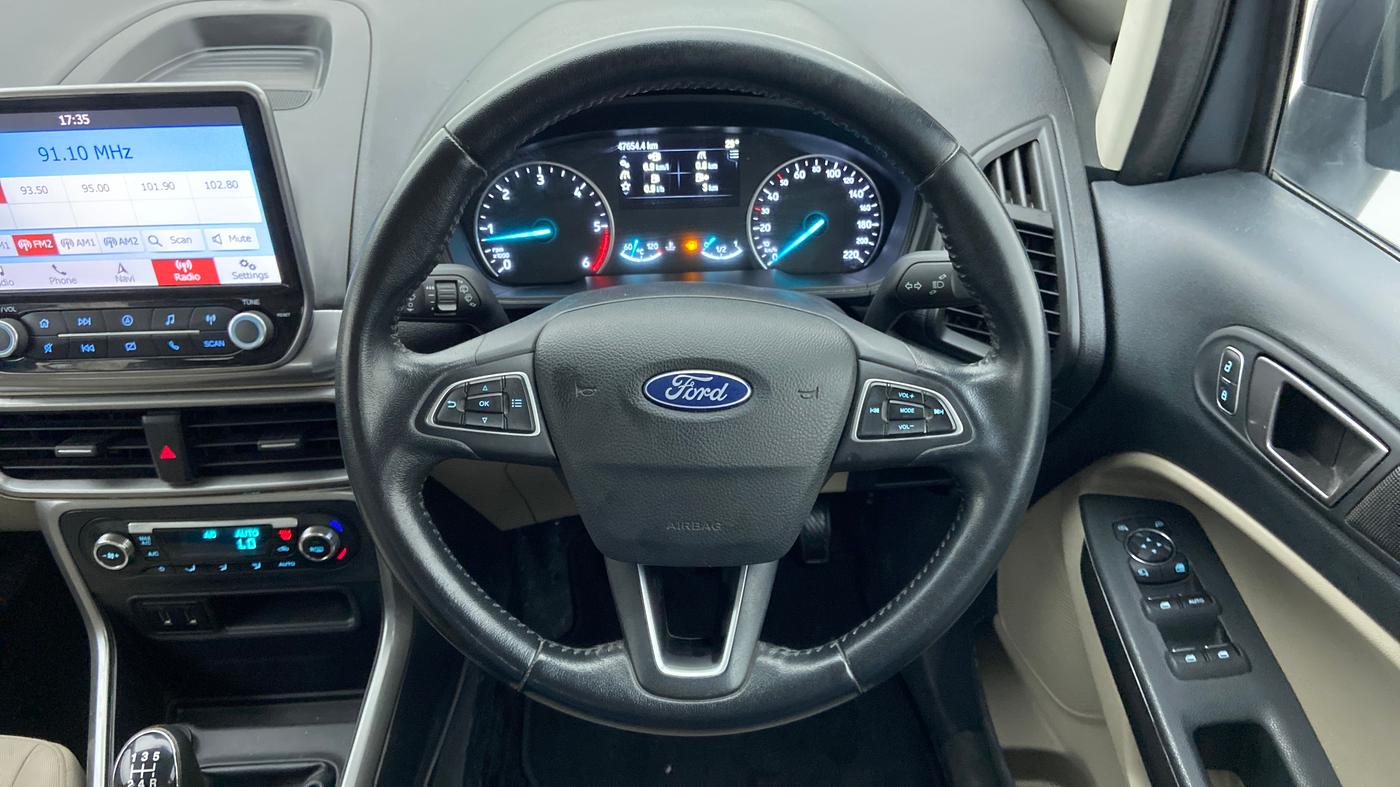 2020 Ford Ecosport TITANIUM 1.5L DIESEL, Diesel, Manual, 47,892 km, Steering Wheel Close Up