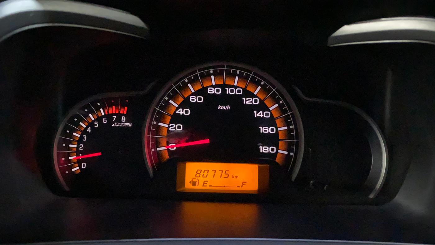 2018 Maruti Alto K10 VXI, Petrol, Manual, 80,766 km, Odometer Image