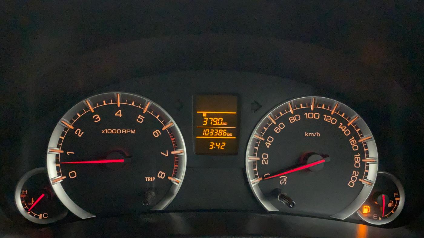 2015 Maruti Swift VXI, Petrol, Manual, 1,03,386 km, Odometer Image