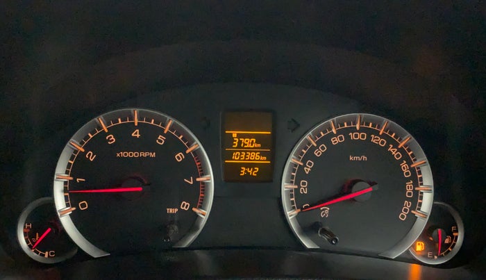 2015 Maruti Swift VXI, Petrol, Manual, 1,03,386 km, Odometer Image