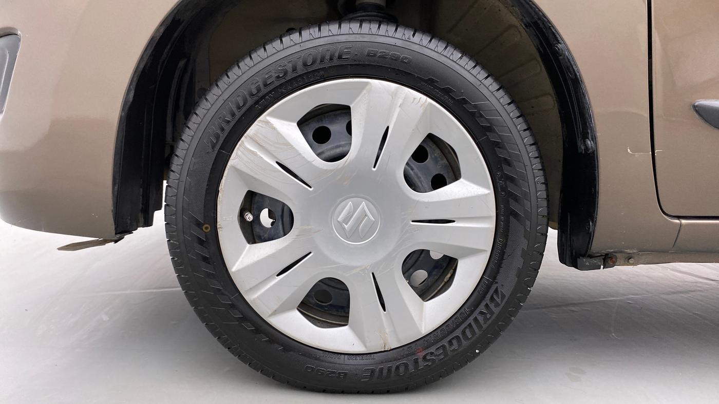 2014 Maruti Wagon R 1.0 VXI, Petrol, Manual, 1 km, Left Front Wheel