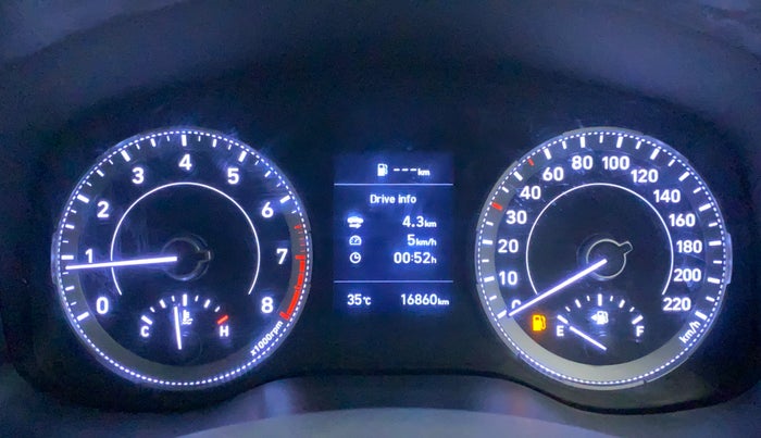 2021 Hyundai VENUE SX 1.0 (O) TURBO, Petrol, Manual, 16,860 km, Odometer Image