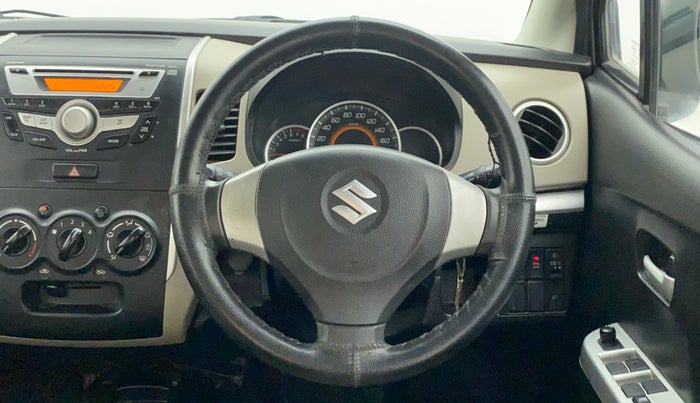 2014 Maruti Wagon R 1.0 VXI, Petrol, Manual, 47,908 km, Steering Wheel Close Up