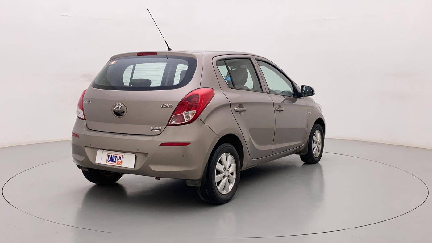 2012 Hyundai i20 SPORTZ 1.2, Petrol, Manual, 38,780 km, Right Back Diagonal
