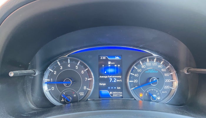 2018 Maruti Ciaz ALPHA 1.5 SHVS PETROL, Petrol, Manual, 24,398 km, Odometer Image