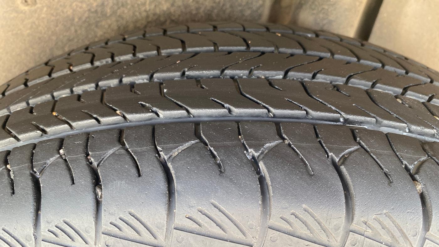 2020 MG HECTOR PLUS SHARP 1.5 PETROL TURBO DCT 6-STR, Petrol, Automatic, 71,836 km, Left Rear Tyre Tread