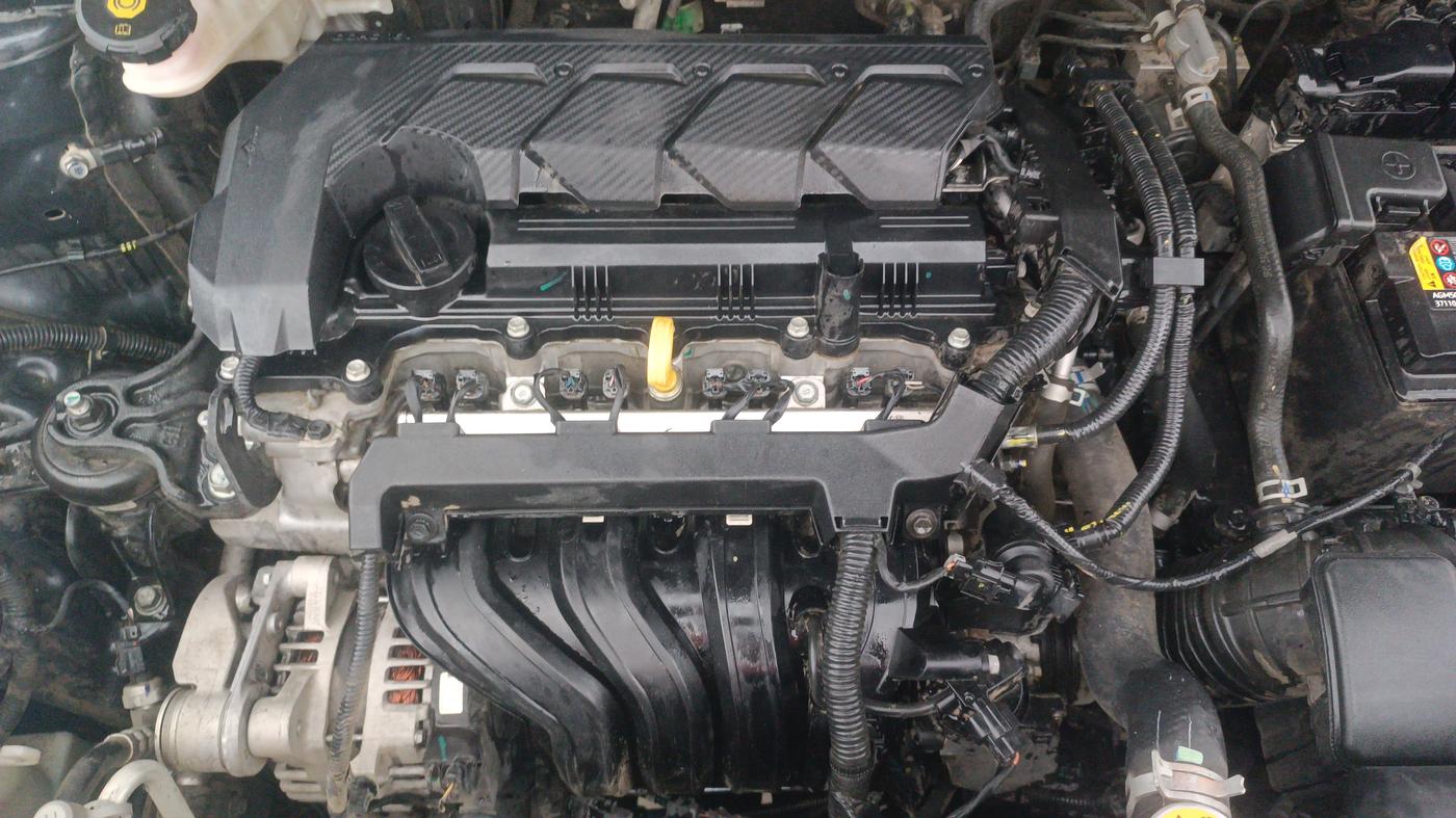 2023 KIA SELTOS HTX IVT, Petrol, Automatic, 43,354 km, Engine View