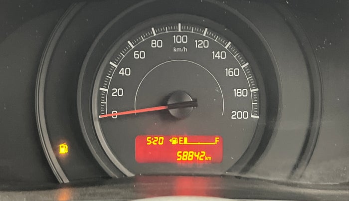 2019 Maruti Swift LXI, Petrol, Manual, 58,823 km, Odometer Image