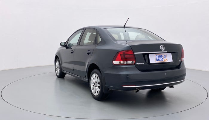 2017 Volkswagen Vento HIGHLINE TDI AT, Diesel, Automatic, 96,740 km, Left Back Diagonal