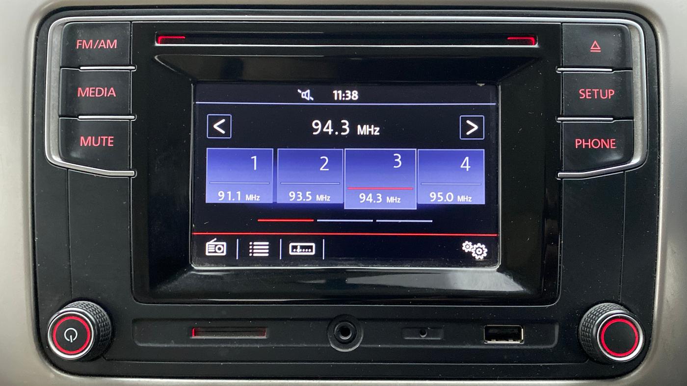 2017 Volkswagen Vento HIGHLINE TDI AT, Diesel, Automatic, 96,740 km, Infotainment System