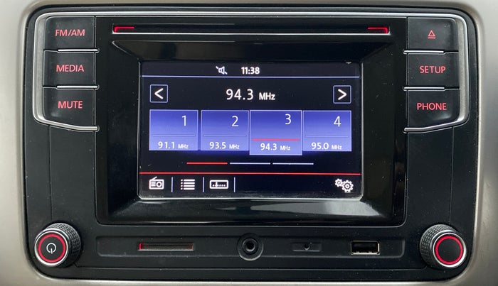 2017 Volkswagen Vento HIGHLINE TDI AT, Diesel, Automatic, 96,740 km, Infotainment System
