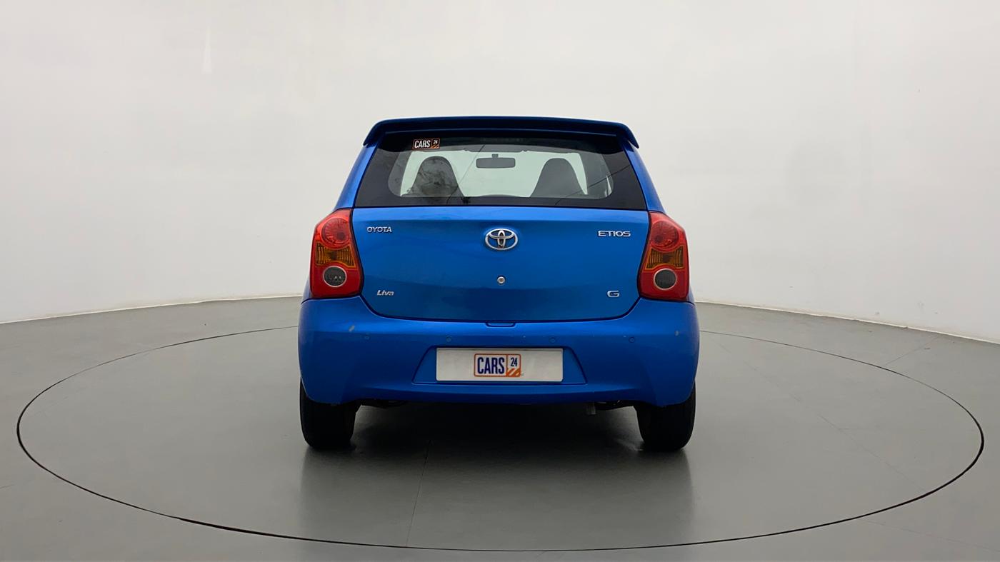 2011 Toyota Etios Liva G, Petrol, Manual, 74,374 km, Back/Rear