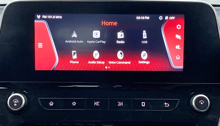 2021 Tata Harrier XZ PLUS 2.0L DUAL TONE, Diesel, Manual, 13,878 km, Infotainment System