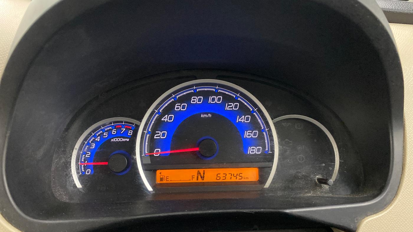 2017 Maruti Wagon R 1.0 VXI AMT, Petrol, Automatic, 63,744 km, Odometer Image