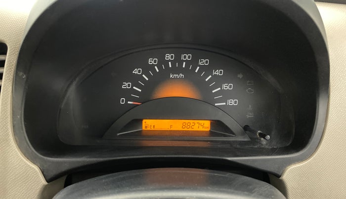2013 Maruti Wagon R 1.0 LXI CNG, CNG, Manual, 88,207 km, Odometer Image