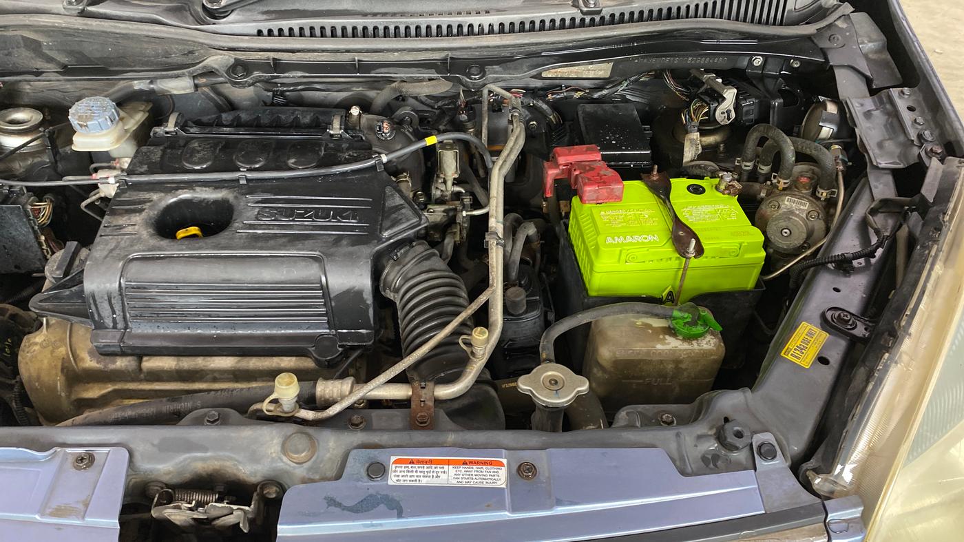 2013 Maruti Wagon R 1.0 LXI CNG, CNG, Manual, 88,276 km, Engine View - Left
