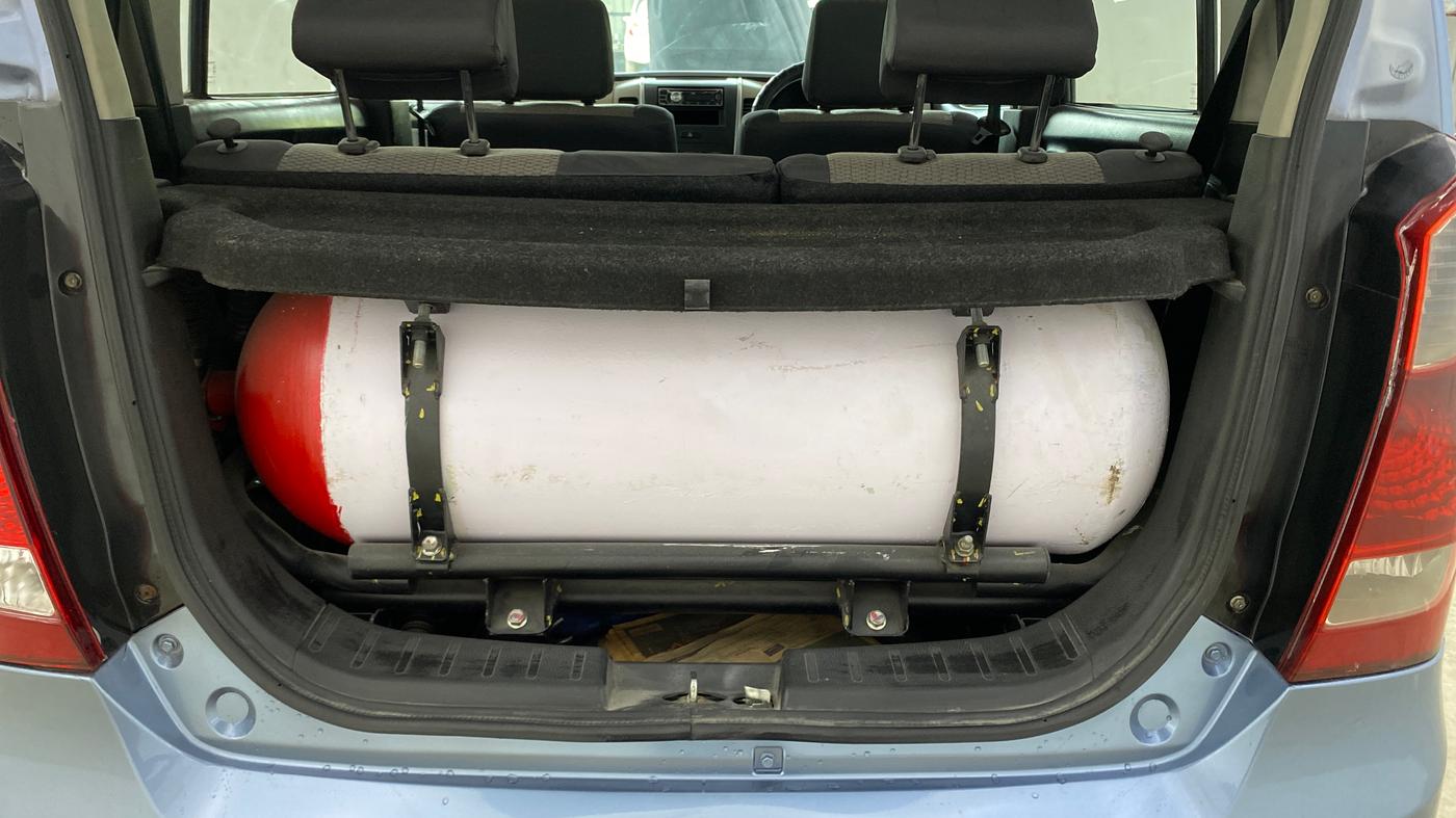 2013 Maruti Wagon R 1.0 LXI CNG, CNG, Manual, 88,276 km, Boot Inside