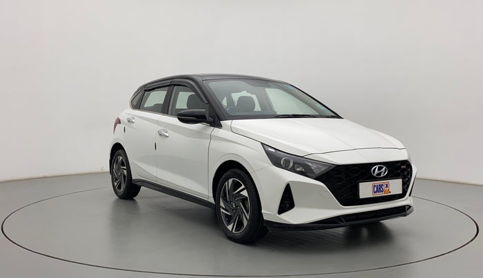 2020 Hyundai NEW I20 ASTA(O) 1.0TURBO DCT DUAL TONE, Petrol, Automatic, 33,748 km, Right Front Diagonal