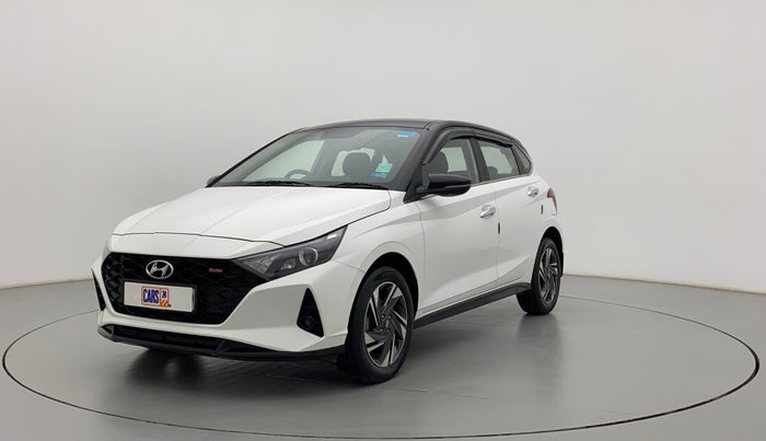 2020 Hyundai NEW I20 ASTA(O) 1.0TURBO DCT DUAL TONE, Petrol, Automatic, 33,748 km, Left Front Diagonal