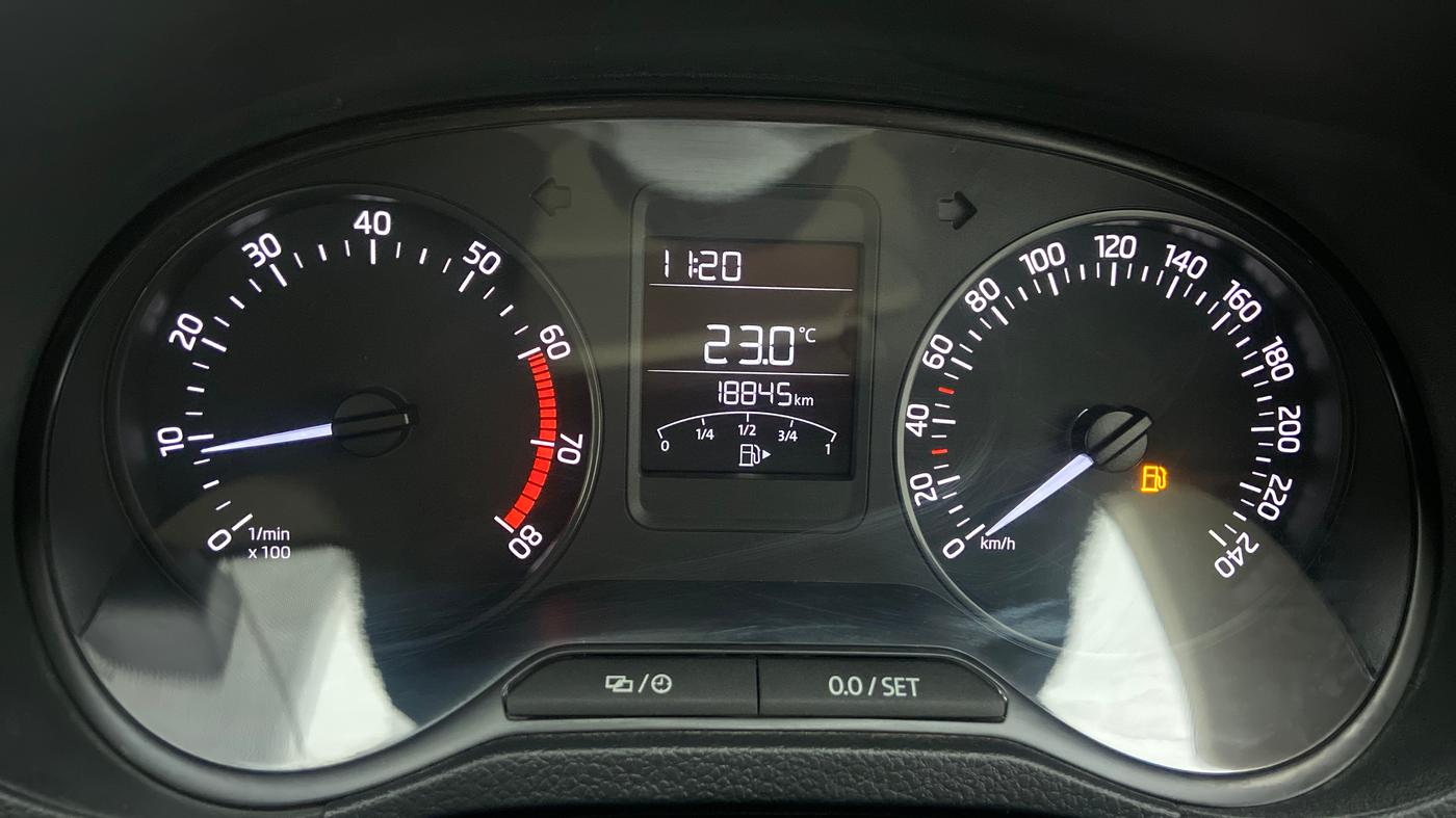 2020 Skoda Rapid ACTIVE 1.0 TSI, Petrol, Manual, 18,953 km, Odometer Image