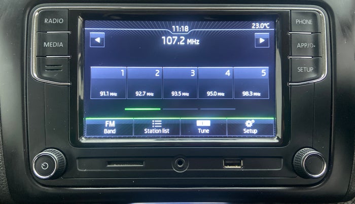 2020 Skoda Rapid ACTIVE 1.0 TSI, Petrol, Manual, 18,953 km, Infotainment System