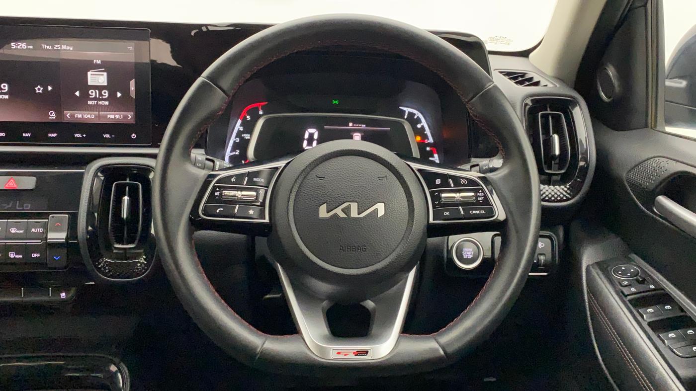 2021 KIA SONET GTX PLUS 1.5, Diesel, Manual, 33,248 km, Steering Wheel Close Up