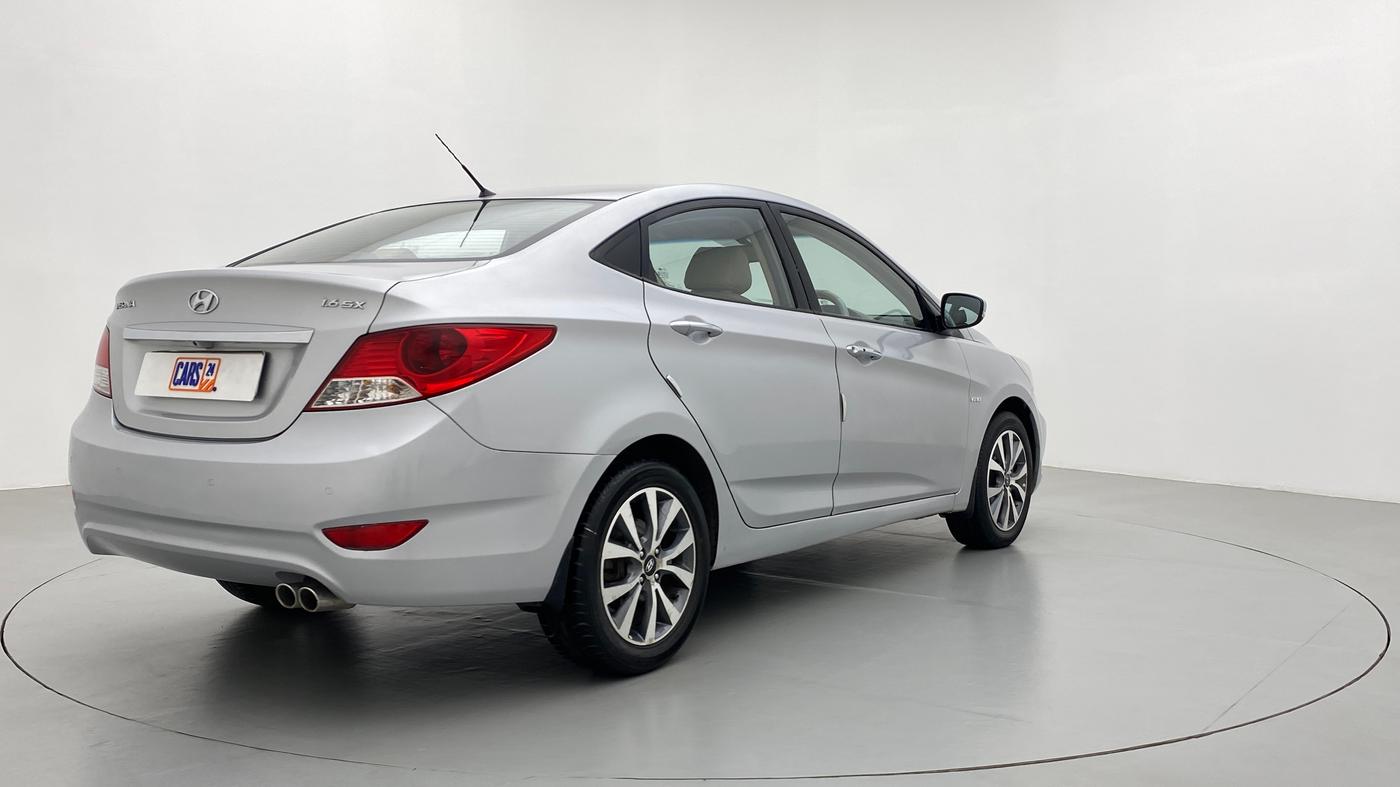 2013 Hyundai Verna FLUIDIC 1.6 SX VTVT OPT, Petrol, Manual, 36,802 km, Right Back Diagonal