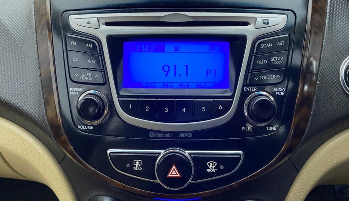 2013 Hyundai Verna FLUIDIC 1.6 SX VTVT OPT, Petrol, Manual, 36,802 km, Infotainment System