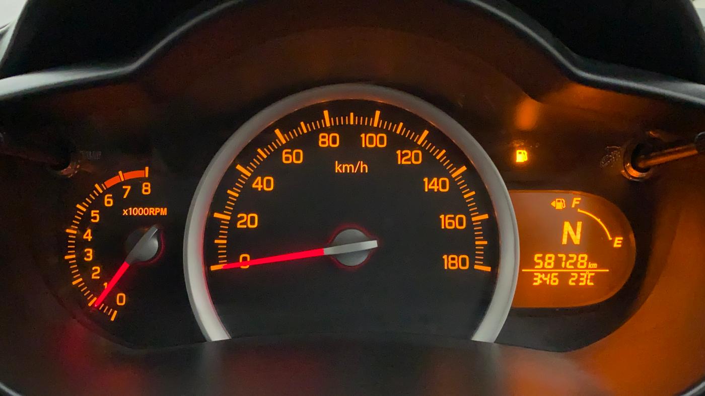 2015 Maruti Celerio ZXI AMT, Petrol, Automatic, 58,728 km, Odometer Image