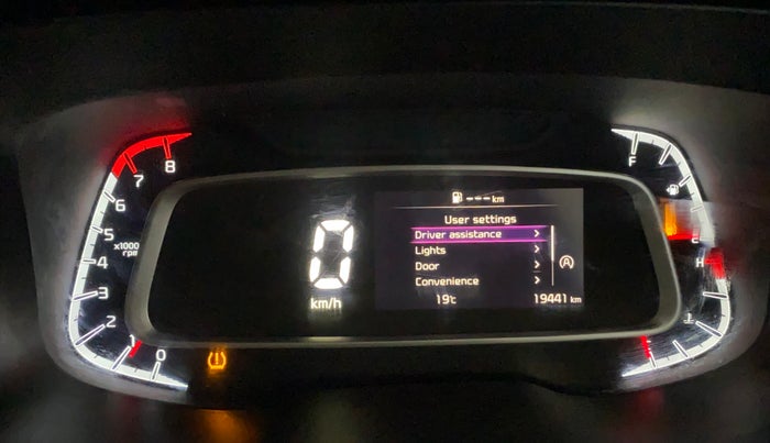 2024 KIA SONET HTK (O) 1.2 Petrol MT, Petrol, Manual, 19,416 km, Odometer Image