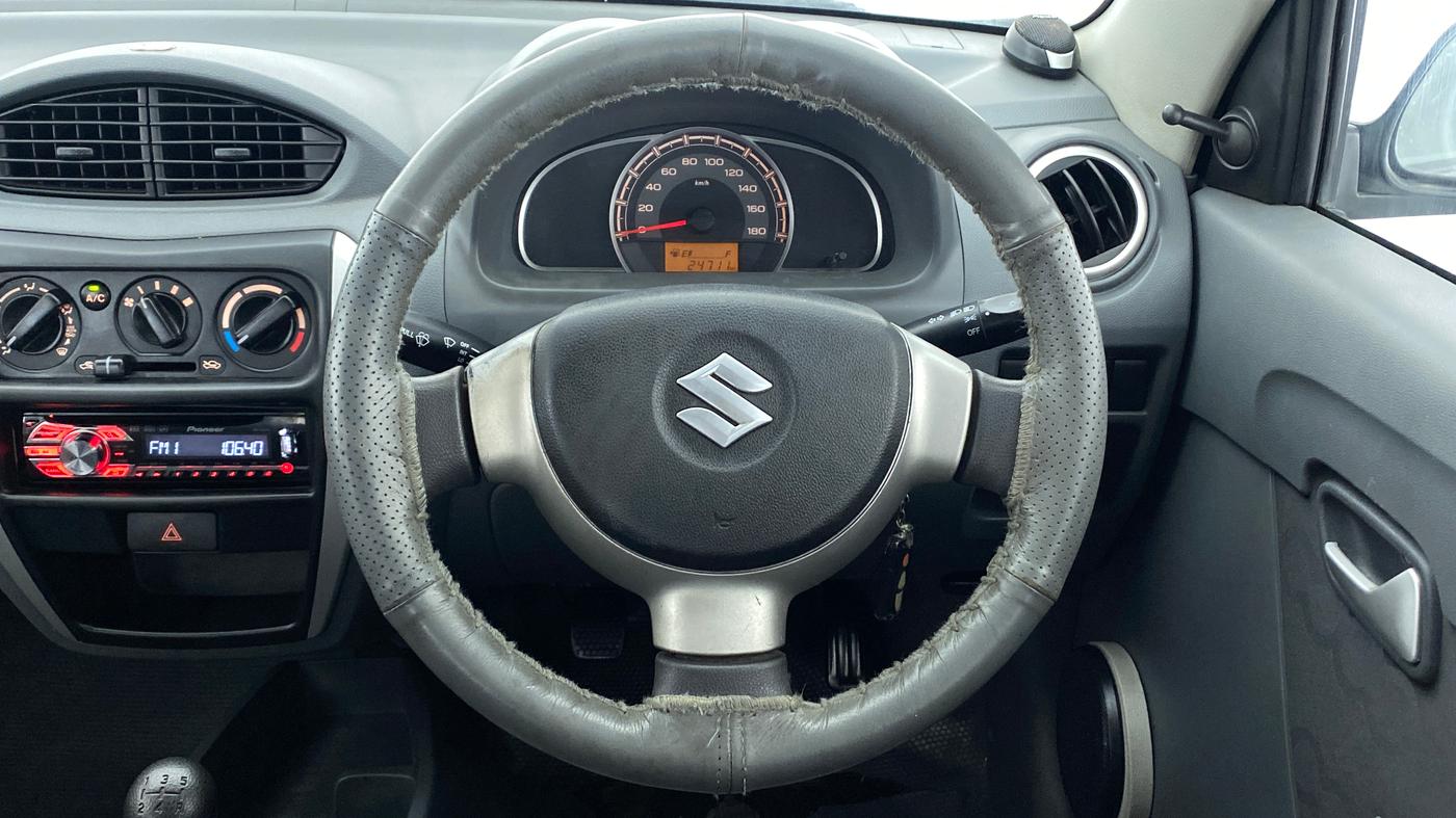 2012 Maruti Alto 800 LXI, Petrol, Manual, 24,711 km, Steering Wheel Close Up