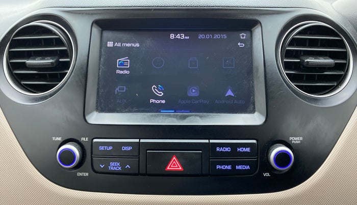 2017 Hyundai Xcent SX 1.2, Petrol, Manual, 32,061 km, Touchscreen Infotainment System