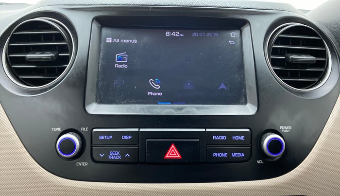 2017 Hyundai Xcent SX 1.2, Petrol, Manual, 32,061 km, Infotainment System