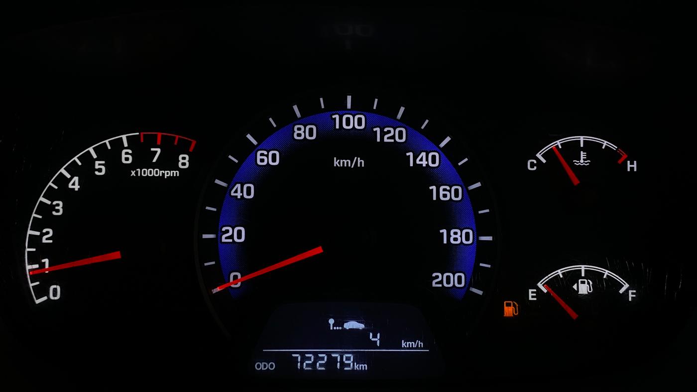 2018 Hyundai Xcent SX 1.2, Petrol, Manual, 72,276 km, Odometer Image