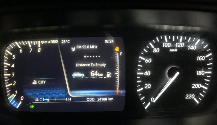 2022 Tata PUNCH CREATIVE 1.2 MT KAZIRANGA EDITION , Petrol, Manual, 34,176 km, Odometer Image